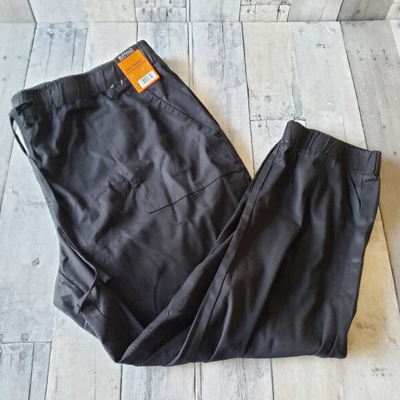 NWT - Buffalo David Bitton Pants Womens Black Elastic Pull on Jogger - Size XXL - Picture 1 of 7
